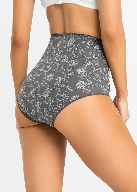 Midjetrosa (4-pack) med skön bomull, bonprix