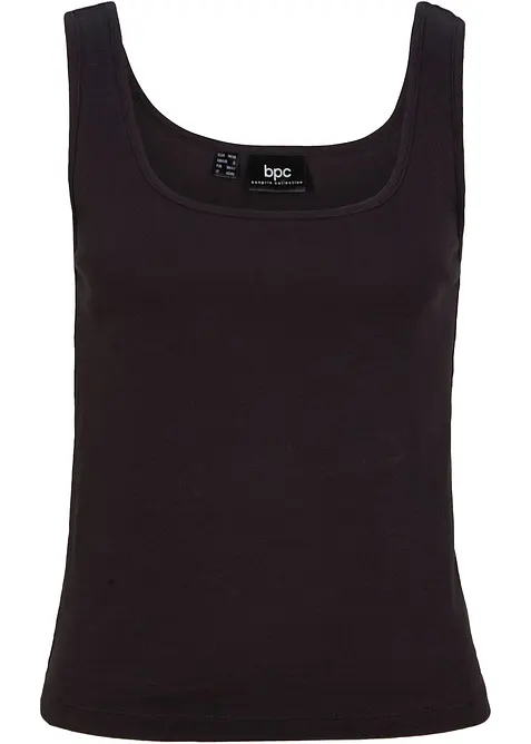 Ribbstickat bomullslinne, bonprix