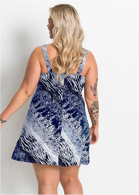 A-linjeformad jerseyklänning, bonprix