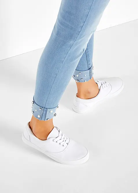 Sneakers i bomullscanvas, bonprix