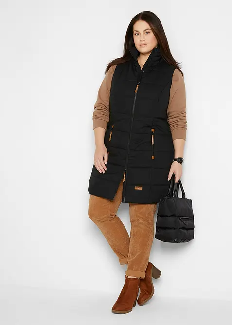 L&aring;ng v&auml;st med st&aring;krage, bonprix