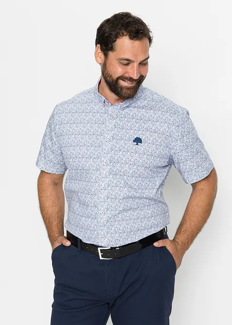 Kort&auml;rmad skjorta i bomull, bonprix