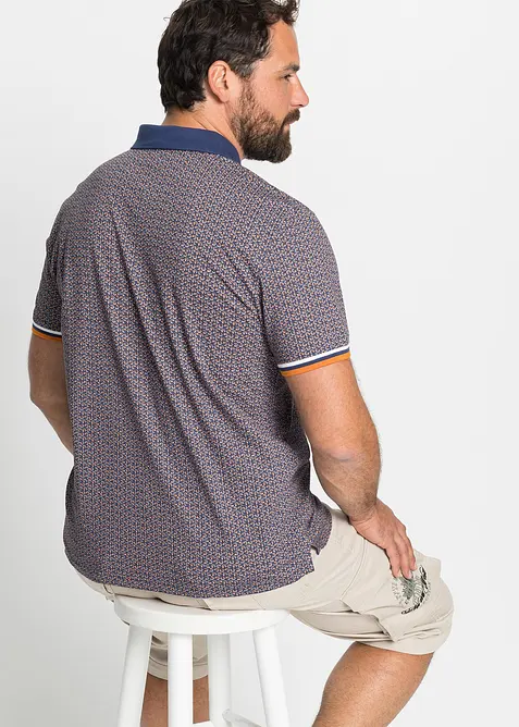 Pikétröja i bomullsjersey, korta ärmar, bonprix