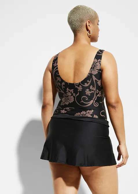 Baddräktsklänning med lätt formande effekt, bonprix