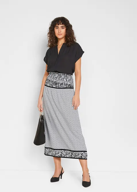 Blus i georgette, bonprix