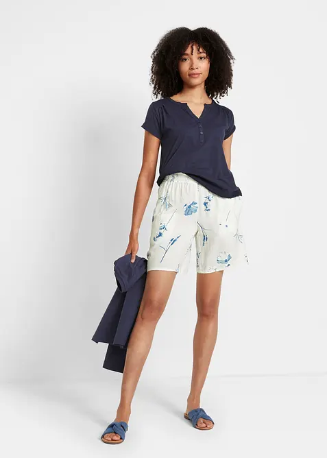 Bomullstopp, kort&auml;rmad, bonprix