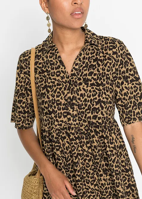 Blusklänning i hållbar viskos, bonprix