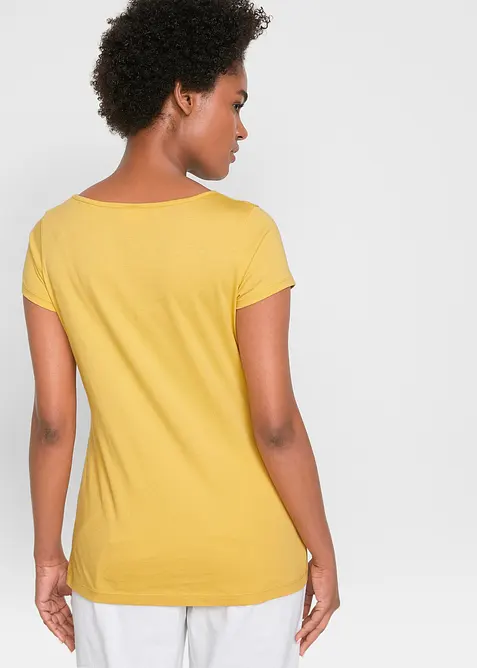 T-shirt i bomull med tryck, bonprix