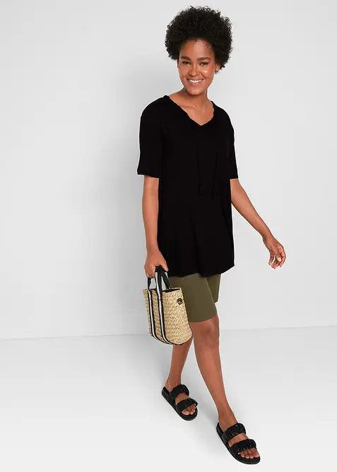 L&aring;ng topp i viskosmix, bonprix