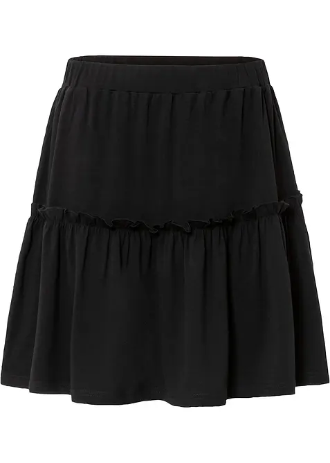 Trik&aring;kjol med volang, bonprix