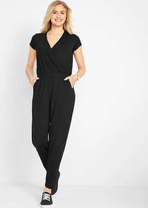Jumpsuit i jersey av viskosmix, bonprix
