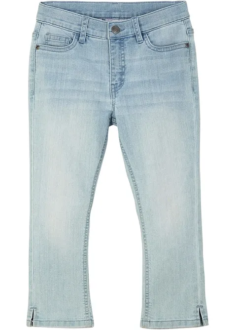 Caprijeans Mid Waist för barn, bonprix