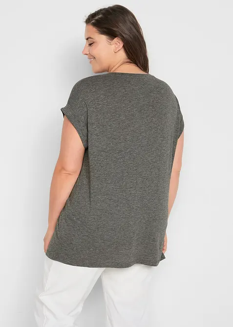 L&aring;ng topp i ekologisk bomull (2-pack), bonprix
