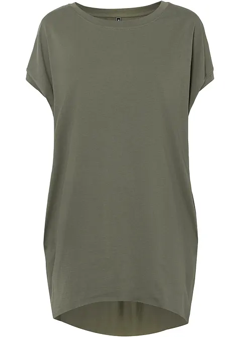 Lång topp i ren bomull, bonprix