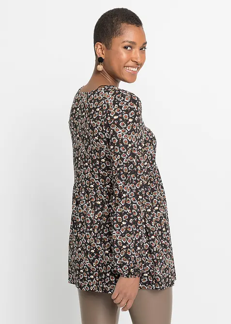 Blustopp i hållbar viskosmix, bonprix