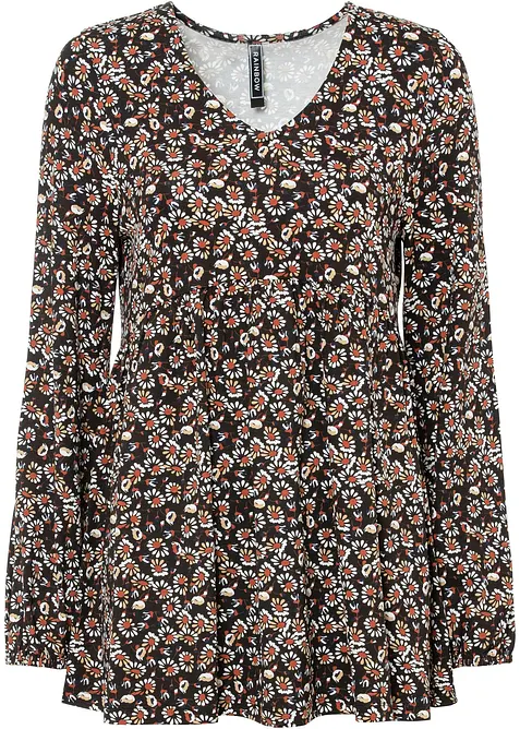 Blustopp i hållbar viskosmix, bonprix