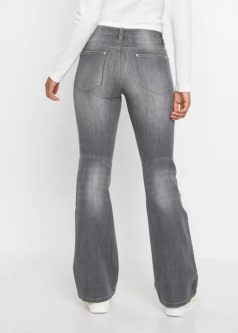 Flared Jeans Mid Waist, bonprix