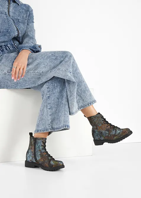 Snörkänga med blommönster, bonprix