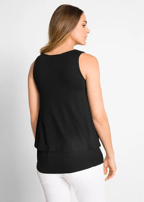 Viskoslinne med lager-p&aring;-lager-look, bonprix