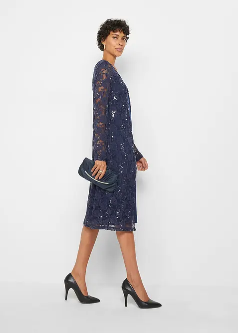 Kl&auml;nning med spets (dubbelpack, 2 delar), bonprix