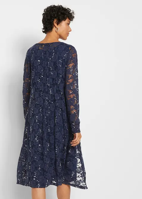 Kl&auml;nning med spets (dubbelpack, 2 delar), bonprix