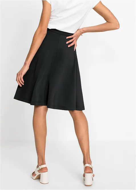 Kjol av mjuk och stabil jersey, bonprix