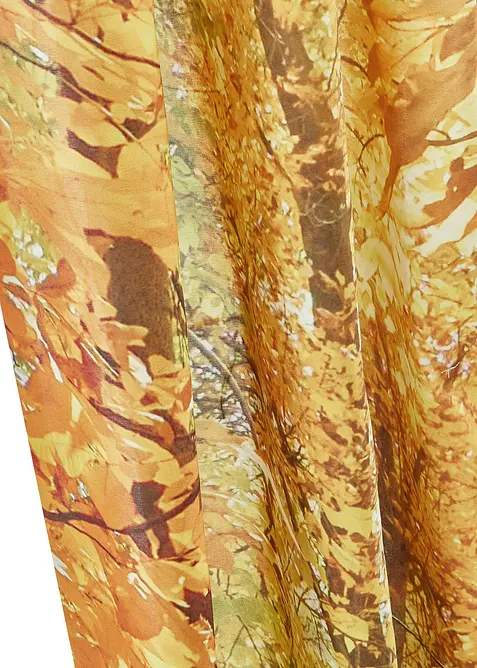 Gardinlängd med höstigt motiv och LED-belysning (1-pack), bonprix