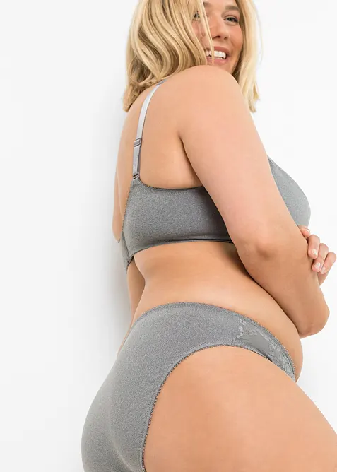 Trosa med fin spets (2-pack), bonprix