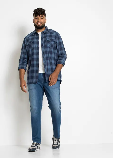 Flanellskjorta av ren bomull, bonprix