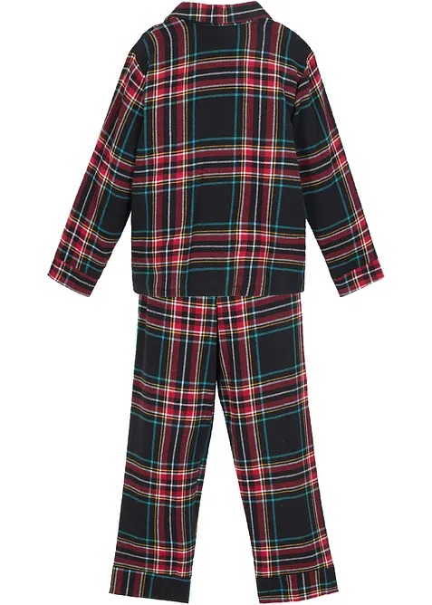 Pyjamas i mjuk flanell (2 delar), bonprix