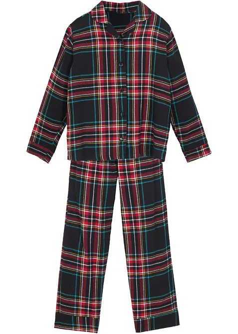 Pyjamas i mjuk flanell (2 delar), bonprix