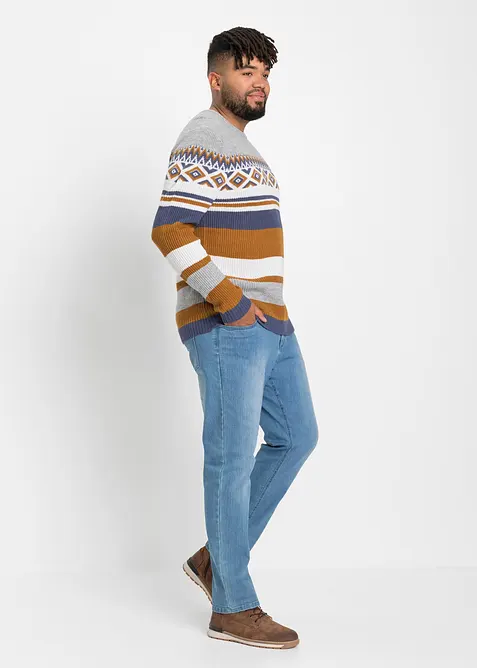 Mönstrad tröja, bonprix