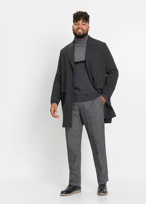 Polotröja med blockfärger, bonprix