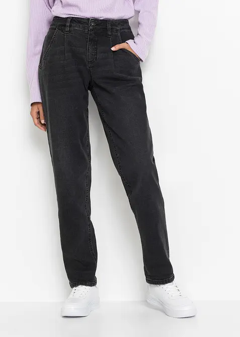 Barrel-jeans, Mid Waist, Stretch, bonprix