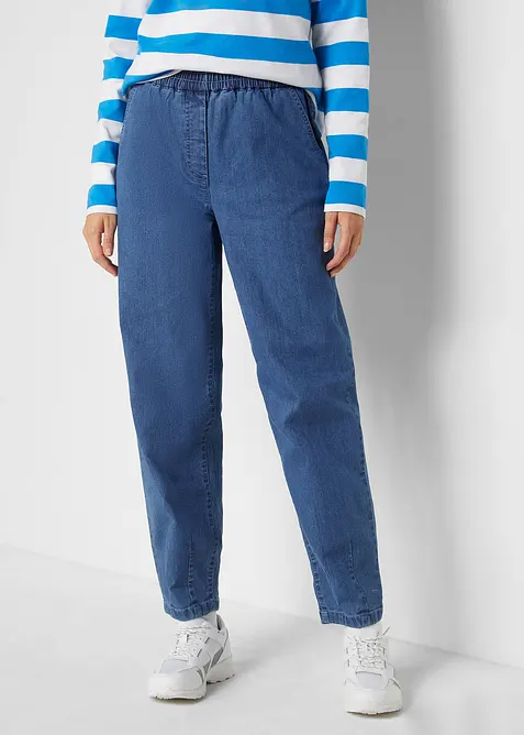 Mom Jeans High Waist, med bekväm midja, bonprix