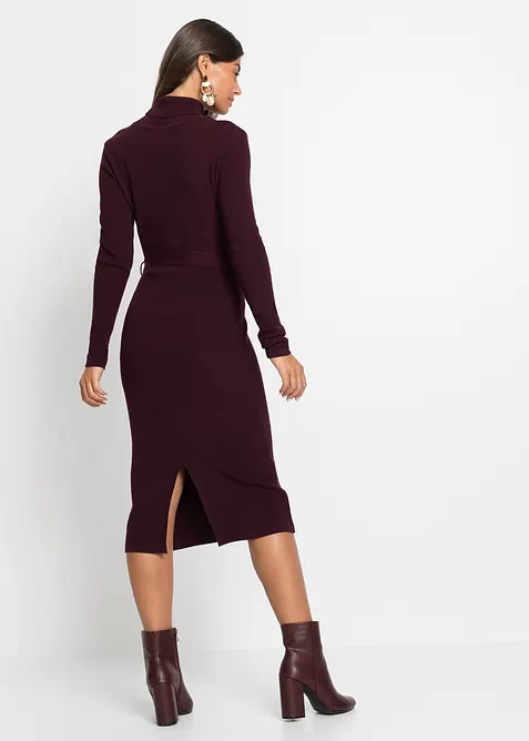 Stickad klänning, bonprix