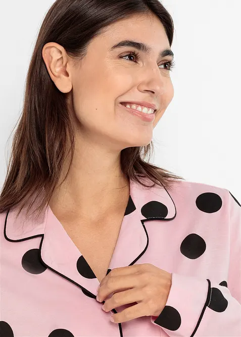 Pyjamas med knappsl&aring;, bonprix