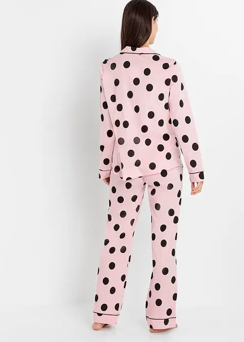 Pyjamas med knappsl&aring;, bonprix