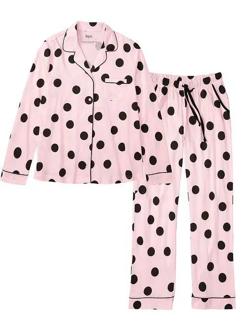 Pyjamas med knappsl&aring;, bonprix