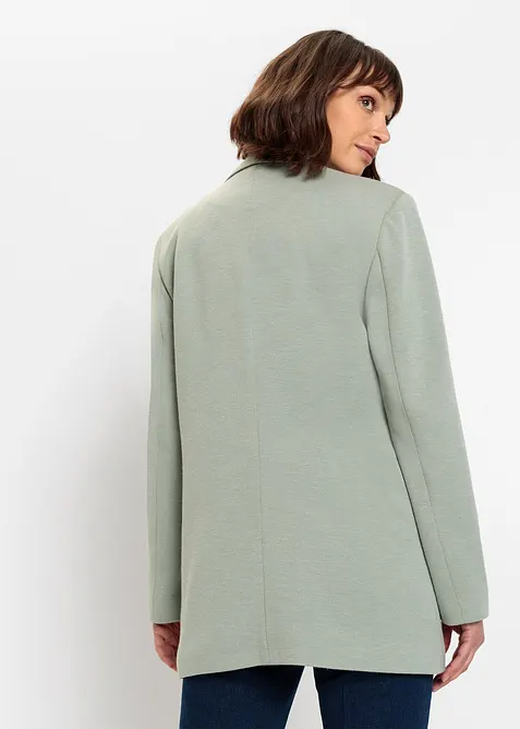 Lång jerseykavaj med fickor, bonprix