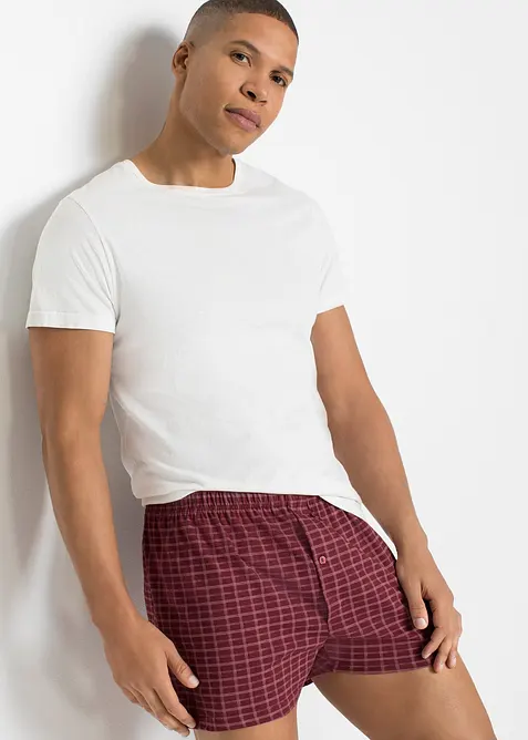 Lediga jerseyboxershorts i bomull (3-pack), bonprix