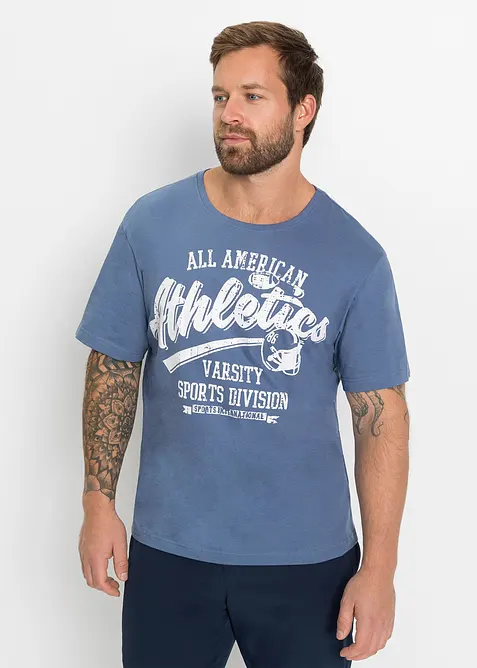 T-shirt (2-pack), normal passform, bonprix