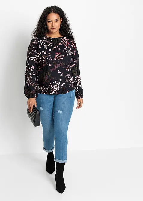 Blus i hållbar viskos, bonprix