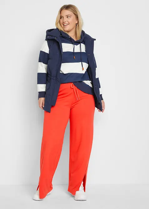 Sweatshirt med huva i bomull, bonprix