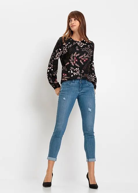 Blus i hållbar viskos, bonprix