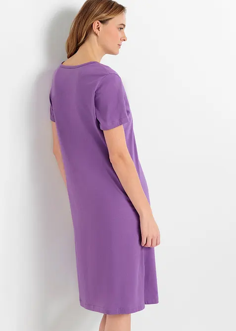 Kort nattlinne i bomull (2-pack), bonprix