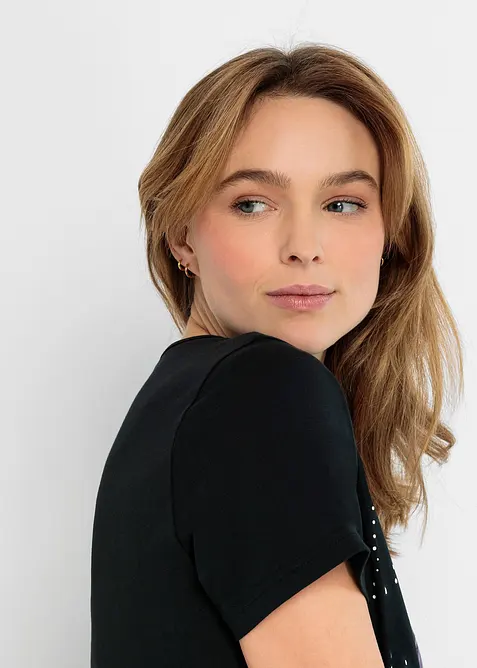 Kort nattlinne av ekologisk bomull, bonprix