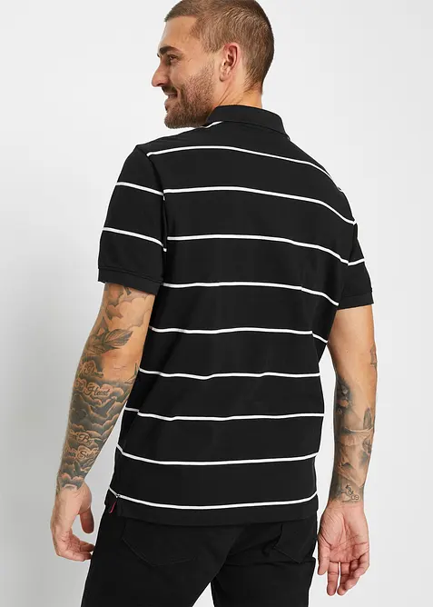 Pikétröja (2-pack) i ren bomull, bonprix