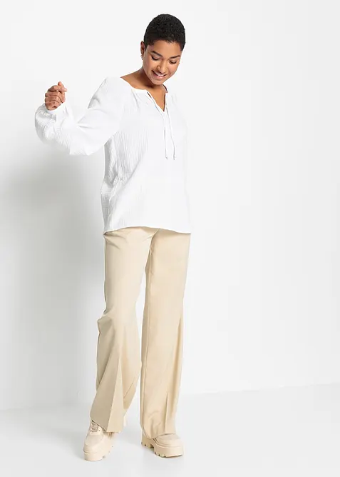 Muslinblus av bomull, bonprix