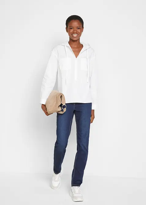 Blustunika av ren ekologisk bomull, bonprix